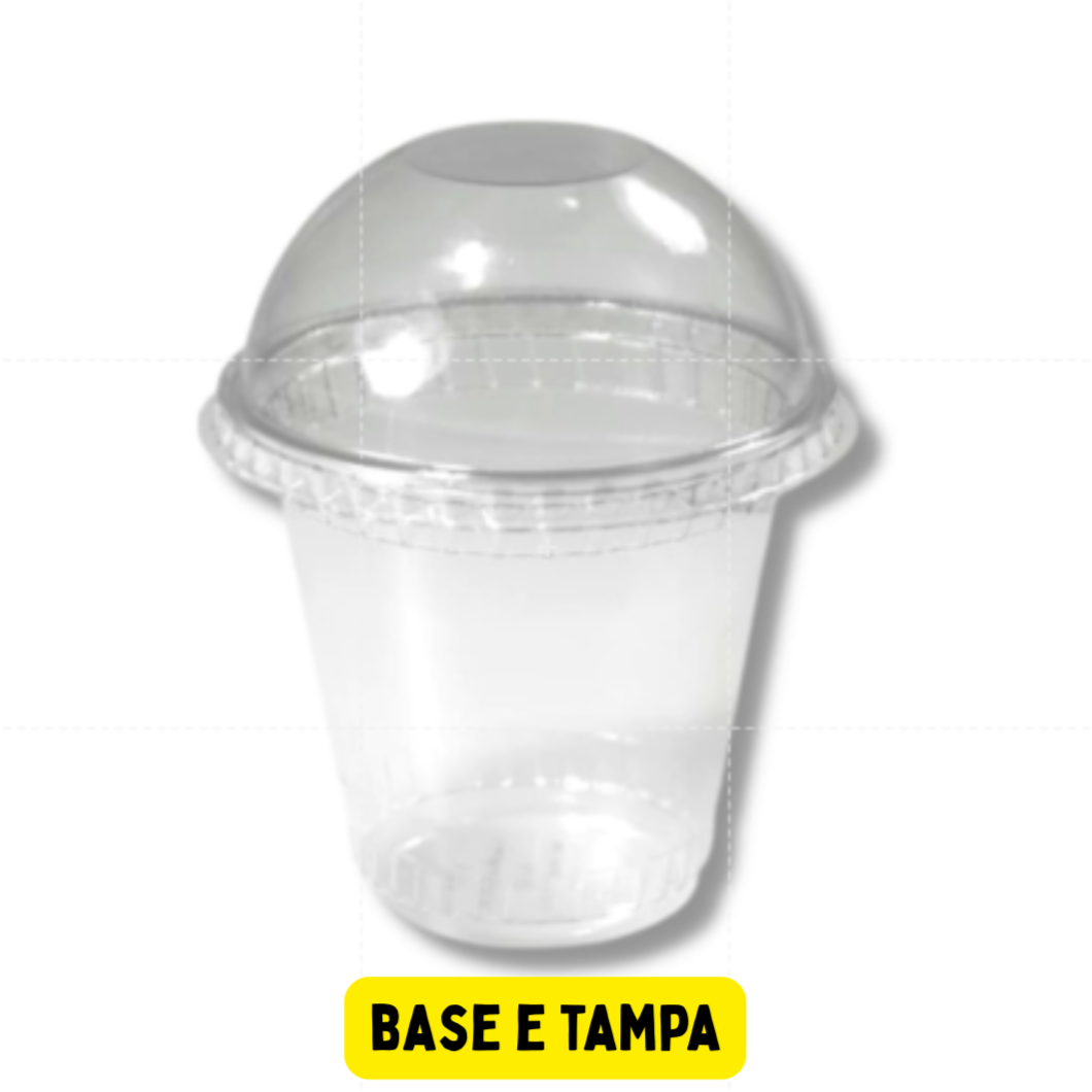 Copo Bolha com Tampa 180ml G687 Galvanotek c/50 un