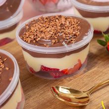 Cargar imagen en el visor de la galería, Pote Redondo Freezer e Micro-ondas 250ml com Lacre Prafesta c/10 un
