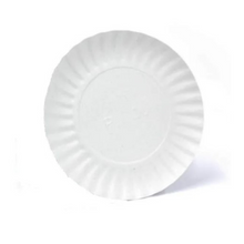 Load image into Gallery viewer, Prato Papelão Branco N°02 c/100 un
