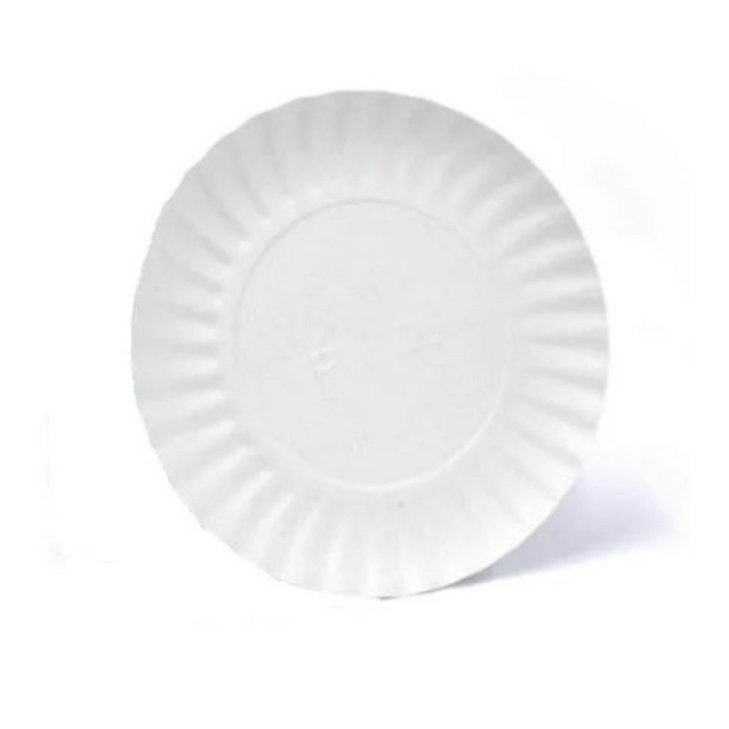 Prato Papelão Branco N°02 c/100 un