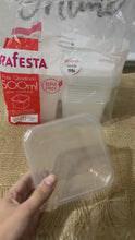 Cargar y reproducir el video en el visor de la galería, Pote Quadrado Freezer e Micro-ondas 500ml com Tampa Prafesta c/20 un
