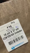 Cargar y reproducir el video en el visor de la galería, Saco Papel Kraft Mix 4KG Embale Bem c/500 un
