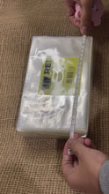Cargar y reproducir el video en el visor de la galería, Saco plástico transparente PP 12x20x0,006 c/1 KG

