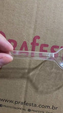 Cargar y reproducir el video en el visor de la galería, Colher Refeição Transparente Prafesta c/1000 un

