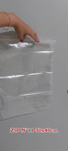 Carregar e reproduzir vídeo no visualizador da galeria, Saco Plástico Zip Lock Nº11 30x40cm c/500 un
