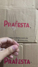 Load and play video in Gallery viewer, Garfo sobremesa transparente Prafesta c/1000 un
