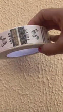 Cargar y reproducir el video en el visor de la galería, Etiqueta de lacre de segurança inviolável preta c/500 un
