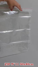 Cargar y reproducir el video en el visor de la galería, Saco Plástico Zip Lock Nº11 30x40cm c/500 un
