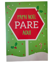 Carregar imagem no visualizador da galeria, Cartaz Decorativo Papai Noel Chegou Cromus c/8 un
