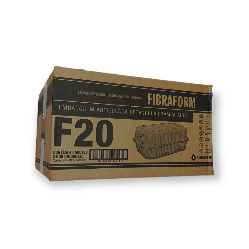Embalagem para doces ou salgados F20 Fibraform c/100 un