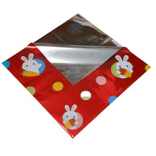 Cargar imagen en el visor de la galería, Envelope para Ovo 32x32cm Floquinhos Páscoa Vermelho 150g a 200g Packpel c/25 un
