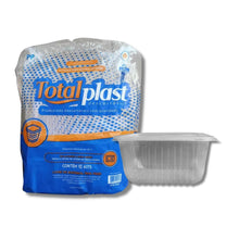 Cargar imagen en el visor de la galería, Pote Retangular Freezer e Micro-ondas 1500ml Totalplast c/10 un
