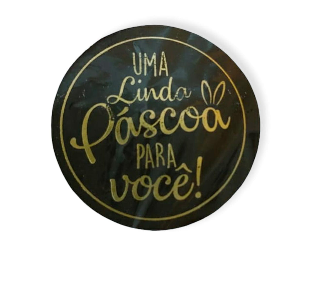 Etiquetas Adesivas Linda Páscoa c/100 un