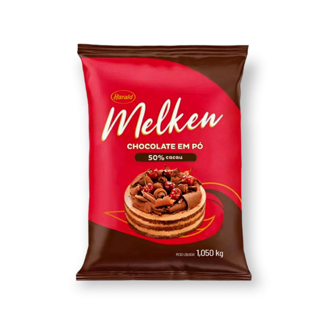 Chocolate em Pó 50% Melken 1,050kg un