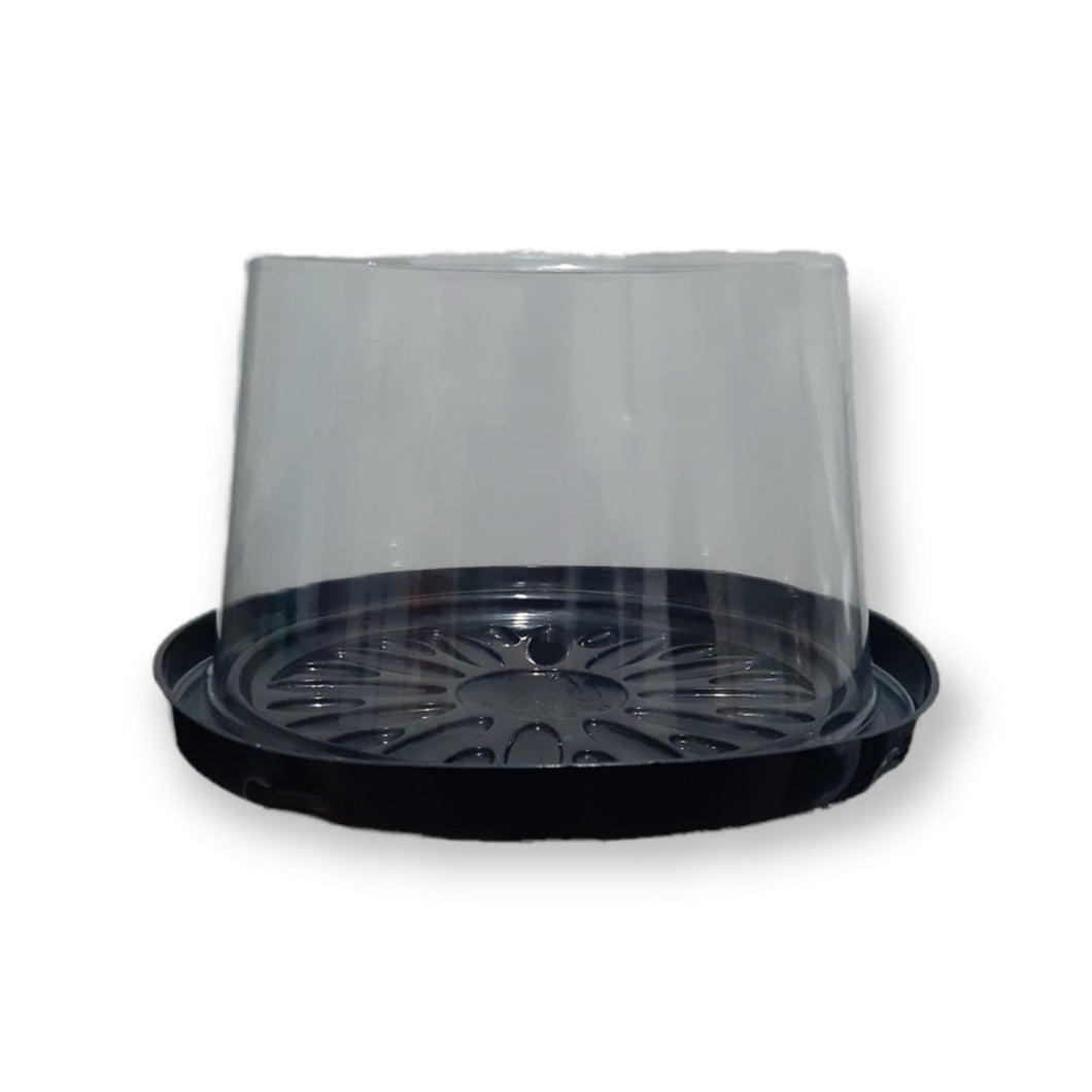 Embalagem Para  300g G31CT Preta Com Tampa Galvanotek  c/50 un
